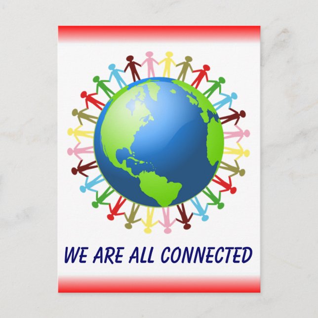 We Are All Connected postcard (Front)