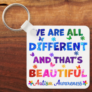 We Are All DIFFERENT Key Ring