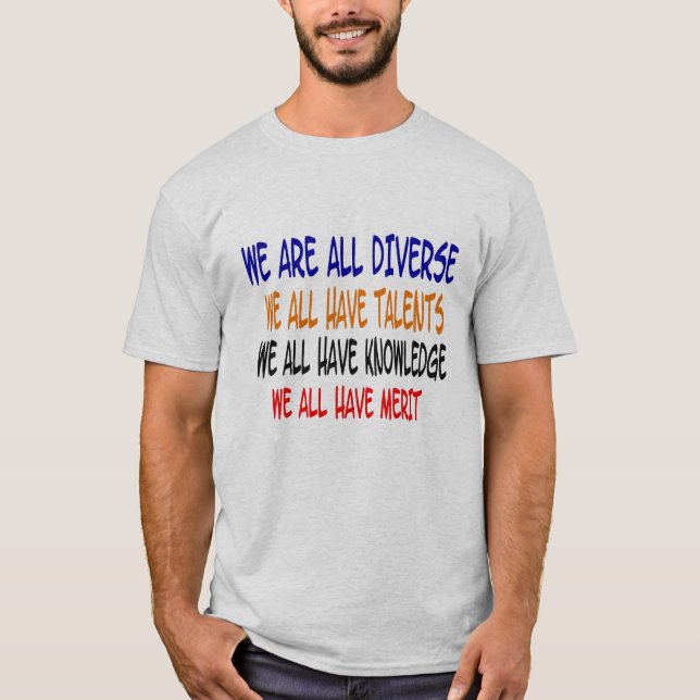 We Are All Diverse T-Shirt (Front)