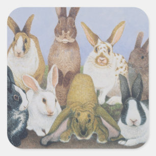 We are All Ears Square Sticker