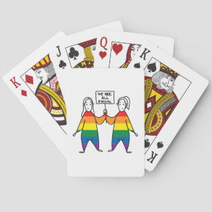We Are All Equal Playing Cards