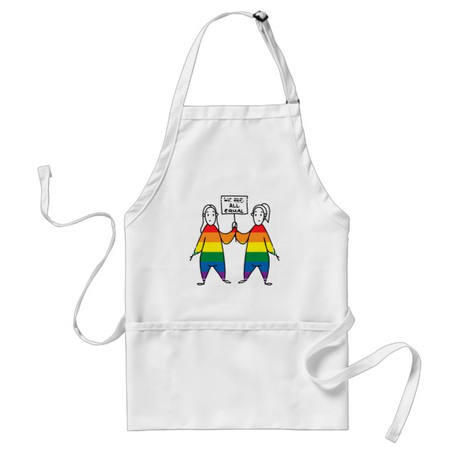 We Are All Equal Standard Apron (Front)