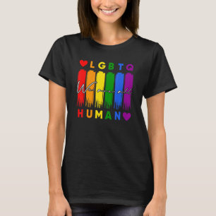 We Are All Human Lgbt Gay Rights Pride Ally T-Shirt