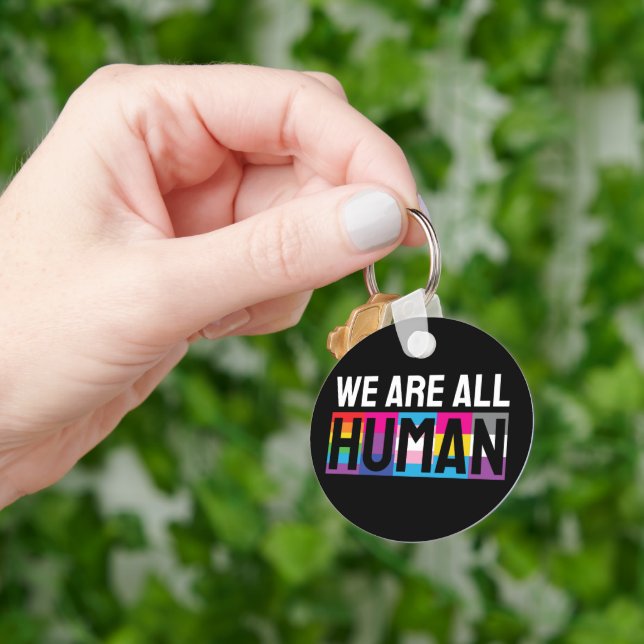 We Are All Human LGBTQIA+ Key Ring (Hand)