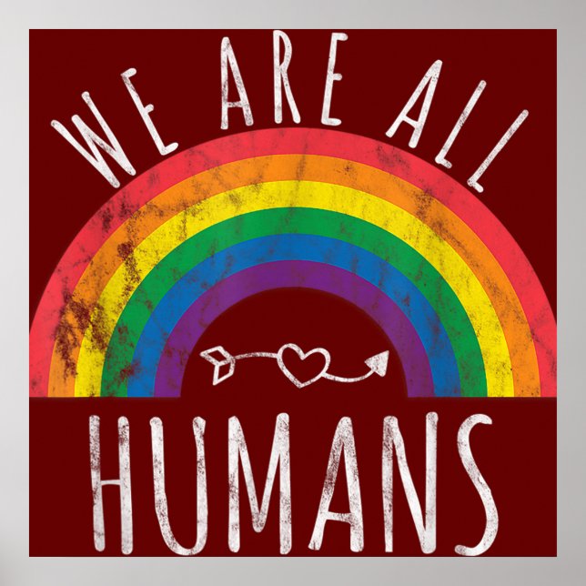 We Are All Humans Poster (Front)