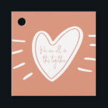 We Are All In This Together Act Of Kindness Heart Favour Tags<br><div class="desc">Random Act of Kindness - let you neighbour/family/friends know you are here for them. Can be fully customised to suit your needs. © Gorjo Designs. Made for you via the Zazzle platform. // Looking for matching items? Other stationery from the set available in the ‘collections’ section of my store. //...</div>