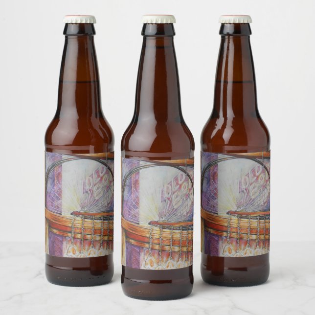 We Are All Moths Flying Around the Same Light. Beer Bottle Label (Bottles)