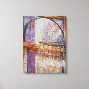 We Are All Moths Flying Around the Same Light. Canvas Print