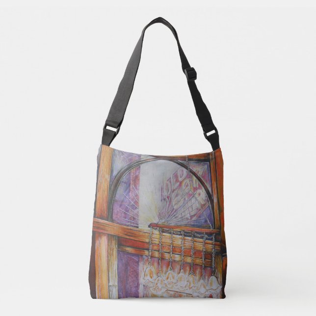 We Are All Moths Flying Around the Same Light. Crossbody Bag (Front)
