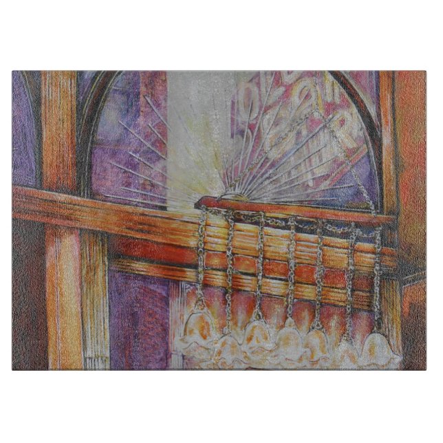 We Are All Moths Flying Around the Same Light. Cutting Board (Front)