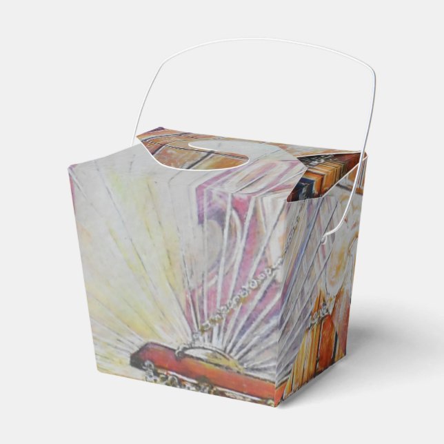 We Are All Moths Flying Around the Same Light. Favour Box (Front Side)