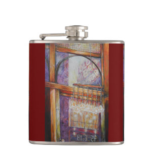 We Are All Moths Flying Around the Same Light. Hip Flask