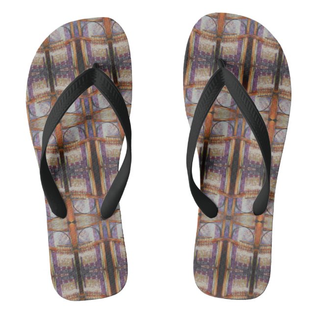 We Are All Moths Flying Around the Same Light. Jandals (Footbed)