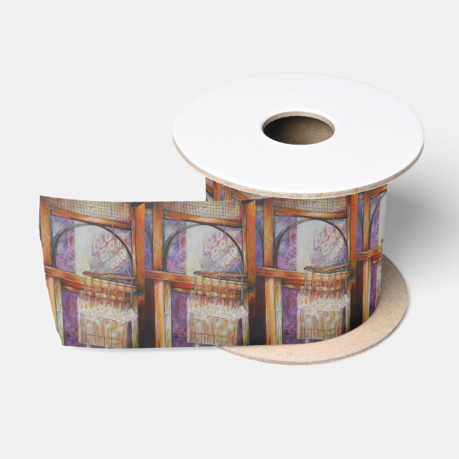 We Are All Moths Flying Around the Same Light. Satin Ribbon (Spool)