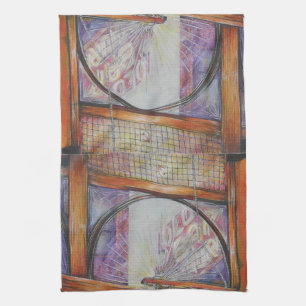 We Are All Moths Flying Around the Same Light. Tea Towel