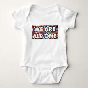 We Are All One Baby Bodysuit