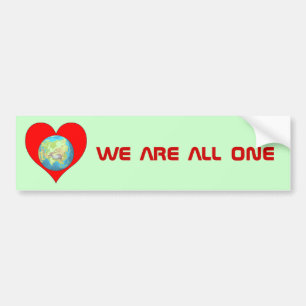 we are all one bumper sticker