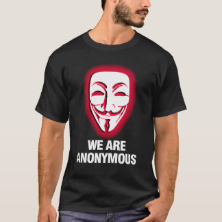 WE ARE ANONYMOUS. (RED) T-Shirt