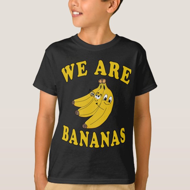 We Are Bananas Banana Family Funny Costume T-Shirt (Front)