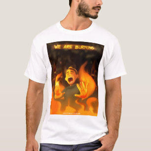 We Are Burning Mahasen Al-Khatib T-Shirt