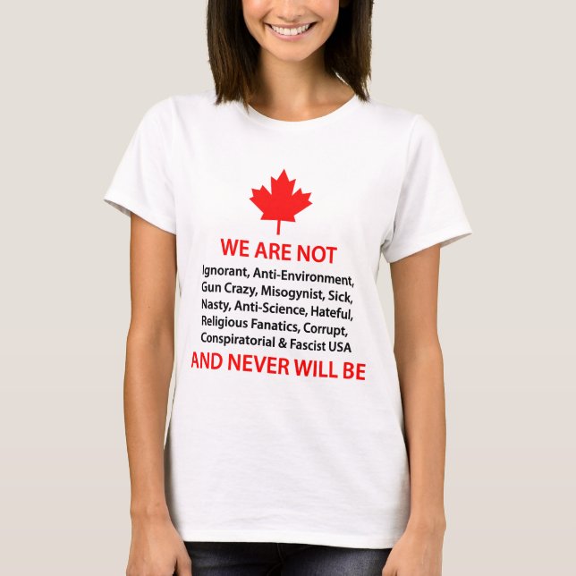 We Are Canada T-Shirt (Front)
