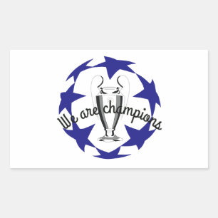 we are champions Sticker