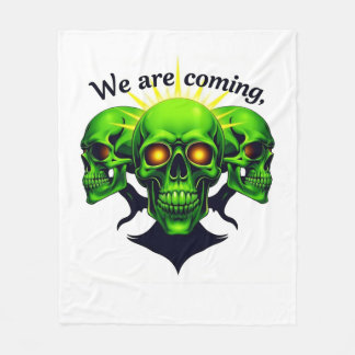 We Are Coming: Power and Fear in One Design Fleece Blanket