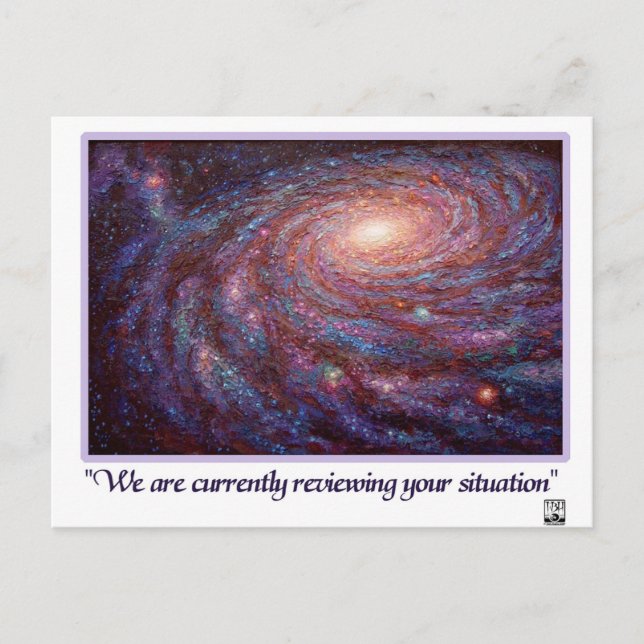 We are currently reviewing your situation postcard (Front)