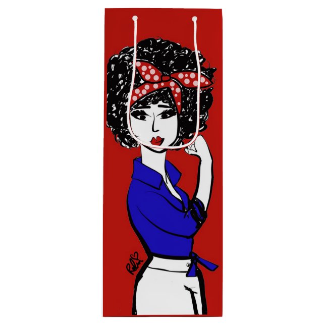 We Are Doing It Wine Gift Bag (Front)