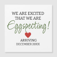 We are excited that we are eggspecting pregnancy