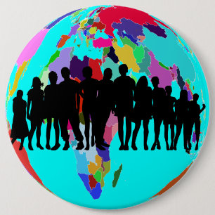 WE ARE FAMILY 6 CM ROUND BADGE