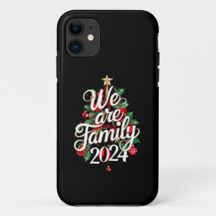 We Are Family Christmas 2024 Matching Pajama  Case-Mate iPhone Case