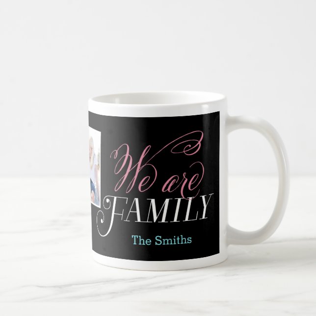 We Are Family Custom Photo Mug (Right)