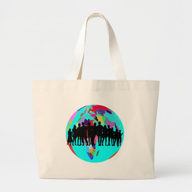 WE ARE FAMILY LARGE TOTE BAG (Front)