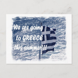 We are going to Greece this summer!!! Postcard