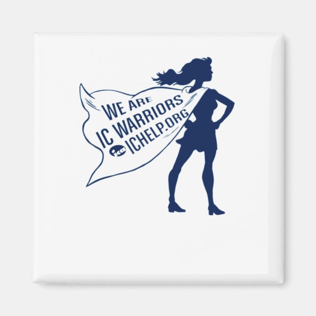 We Are IC Warriors - Superhero Magnet (Front)