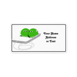 We Are Like Two Peas In A Pod Label