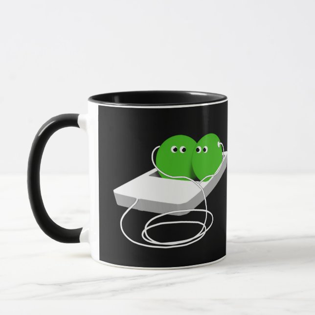 We Are Like Two Peas In A Pod Mug (Left)