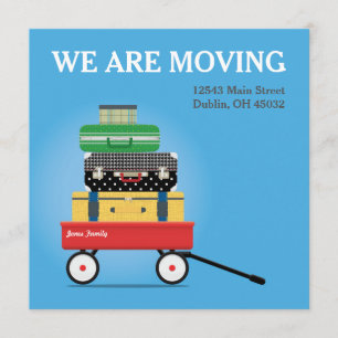 We Are Moving - Editable Moving Announcement Card