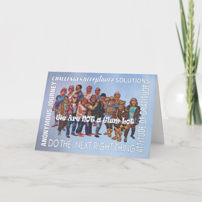 we are not a glum lot slogans card 26c (Front)