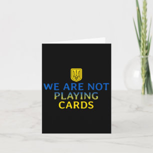 We Are Not Playing Cards Trump Zelensky Support Uk