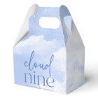 We Are On Cloud Nine Blue Baby Shower