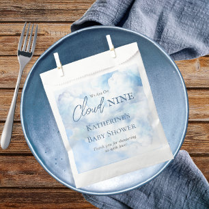 We Are On Cloud Nine Blue Boy Baby Shower Favour Bags