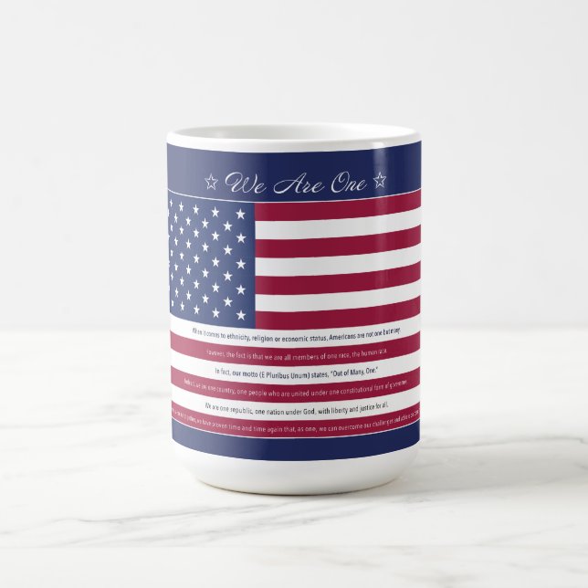 We Are One Coffee Mug (Center)