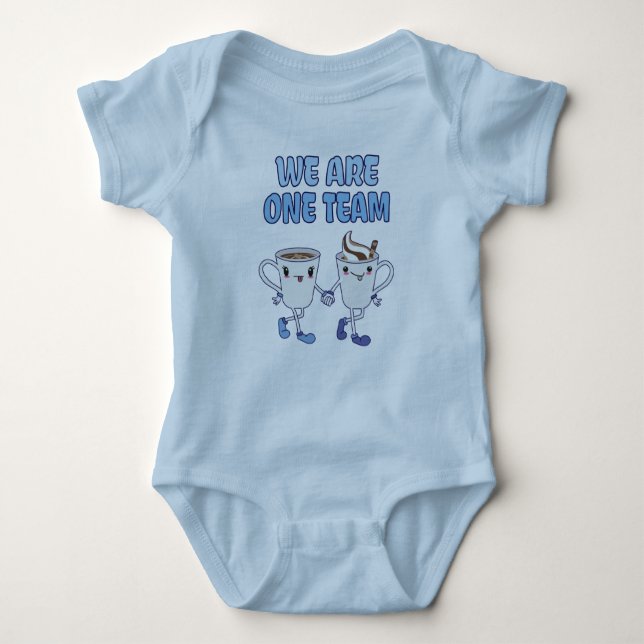 We are one Team Baby Bodysuit (Front)