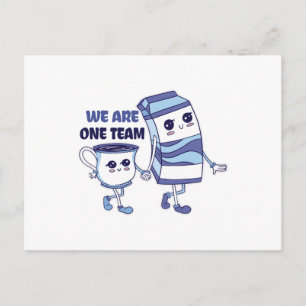 We are one Team Postcard