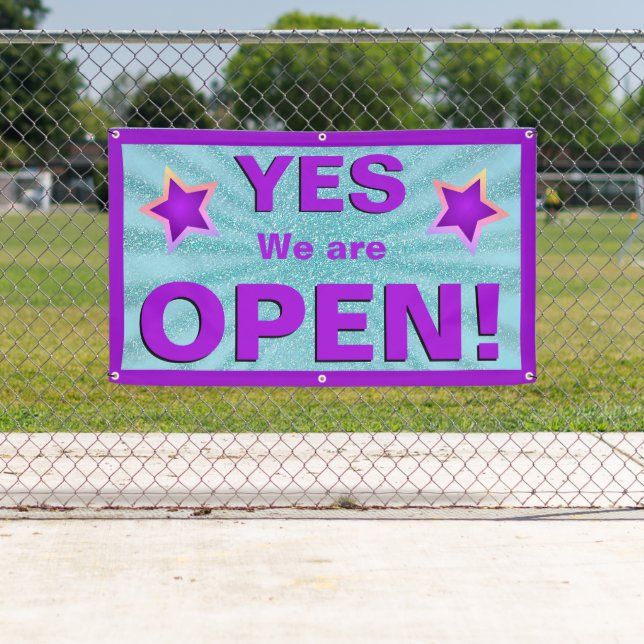 We are OPEN Banner (Insitu)