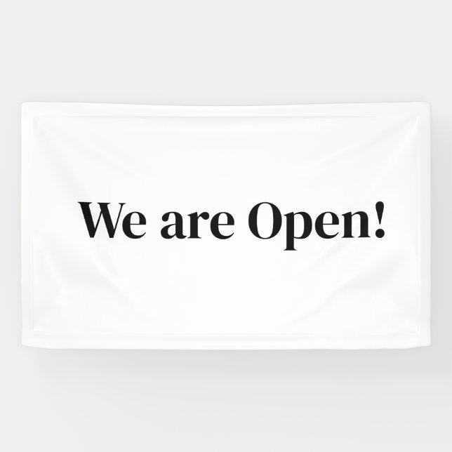 we are open small business restaurant hotel spa sa banner (Horizontal)