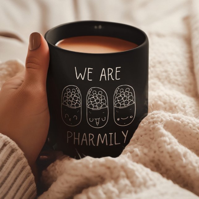 We Are Pharmily | Funny Pharmacy Day | Technician Coffee Mug (Creator Uploaded)