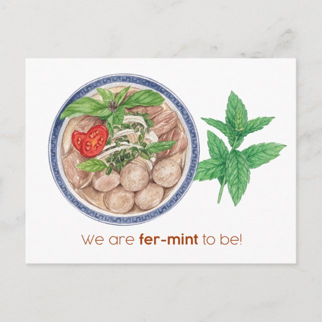 We Are Pho-Mint To Be Card (Front)